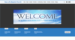 Desktop Screenshot of newlifebaptistchurch.net